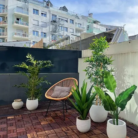Appartamento Casa Boma - Brighting With Spacious Terrace - Alvalade Iii Lisbona